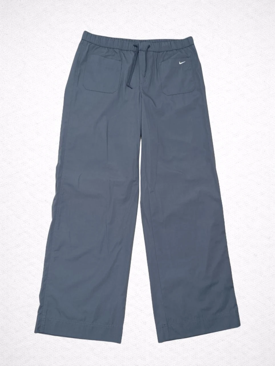 Pantalon Large Nike Vintage Années 2000 Y2K Bleu Gris Femme L